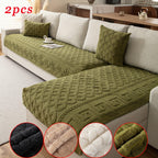 L Shape Couch Cover – Heavy Duty Waterproof Couch Cover for Dogs, Stylish Green Sofa Protector