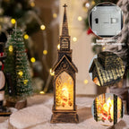4pcs LED Electronic Candle Lights - Smart Holiday Decor with Realistic Flame Effect, Battery-Powered (Batteries Not Included) for Christmas, New Year, Autumn & Winter - Fireplace & Bedroom Night Lights, Festive Ornaments, Can House Of Avana