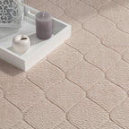 Soft Washable Area Rug Aspen with Moroccan Pattern RugYourHome