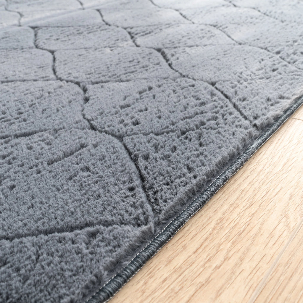 Soft Washable Area Rug Aspen with Moroccan Pattern RugYourHome
