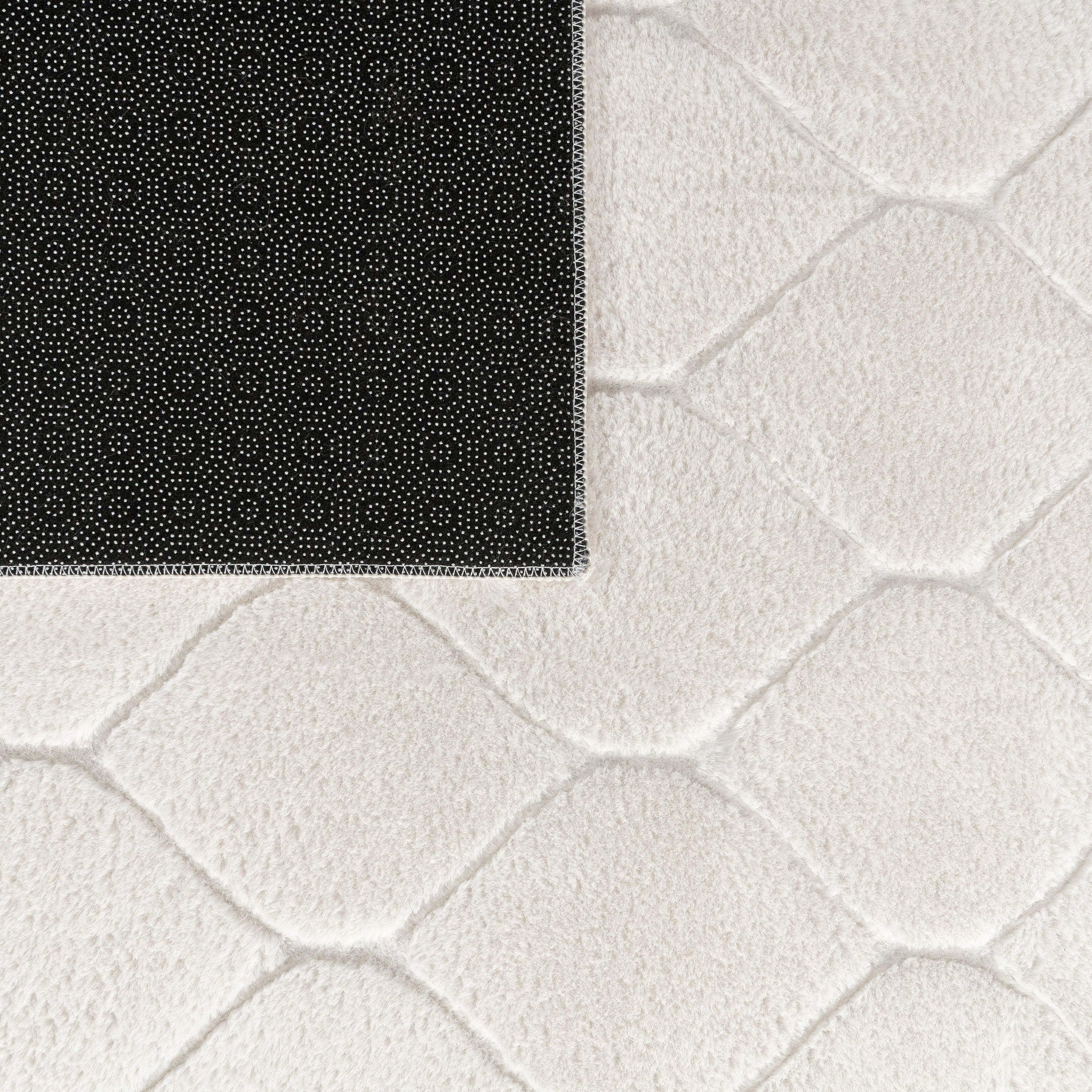 Soft Washable Area Rug Aspen with Moroccan Pattern RugYourHome