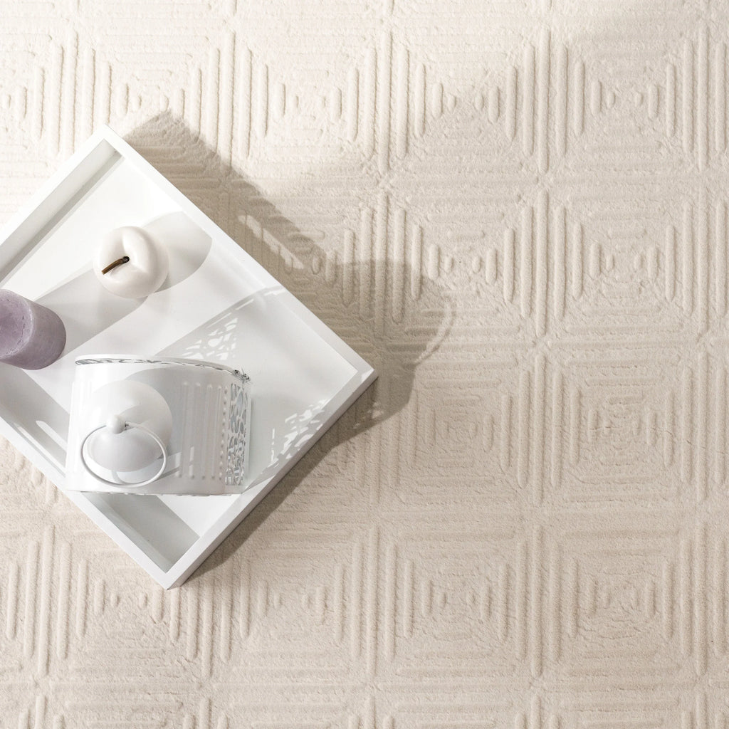 Soft Washable Area Rug Aspen with High-Low Pattern RugYourHome