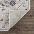Calum Blue & Gray Area Rug Hauteloom