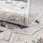 Calum Blue & Gray Area Rug Hauteloom