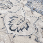 Calum Blue & Gray Area Rug Hauteloom