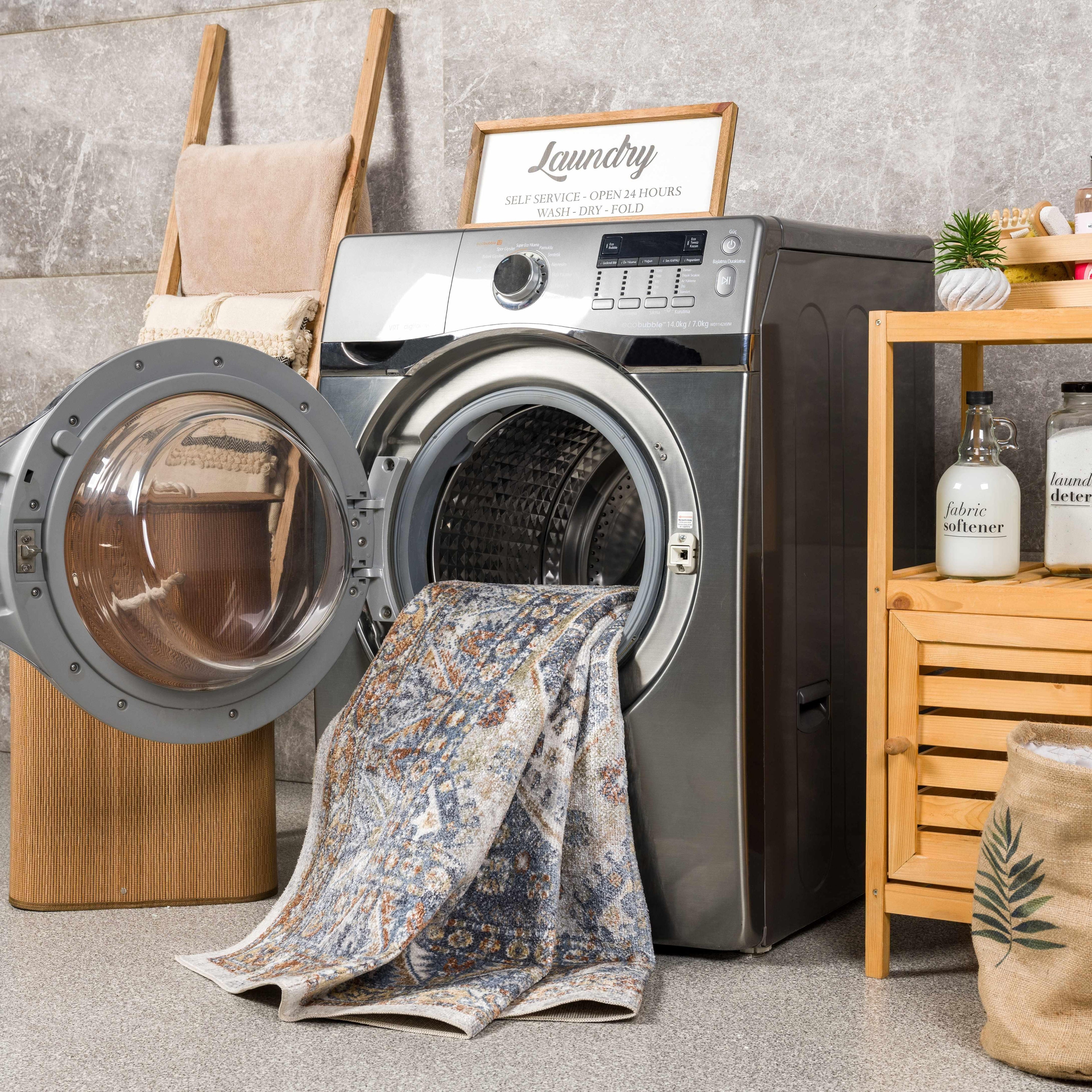 Afya Washable Area Rug Hauteloom