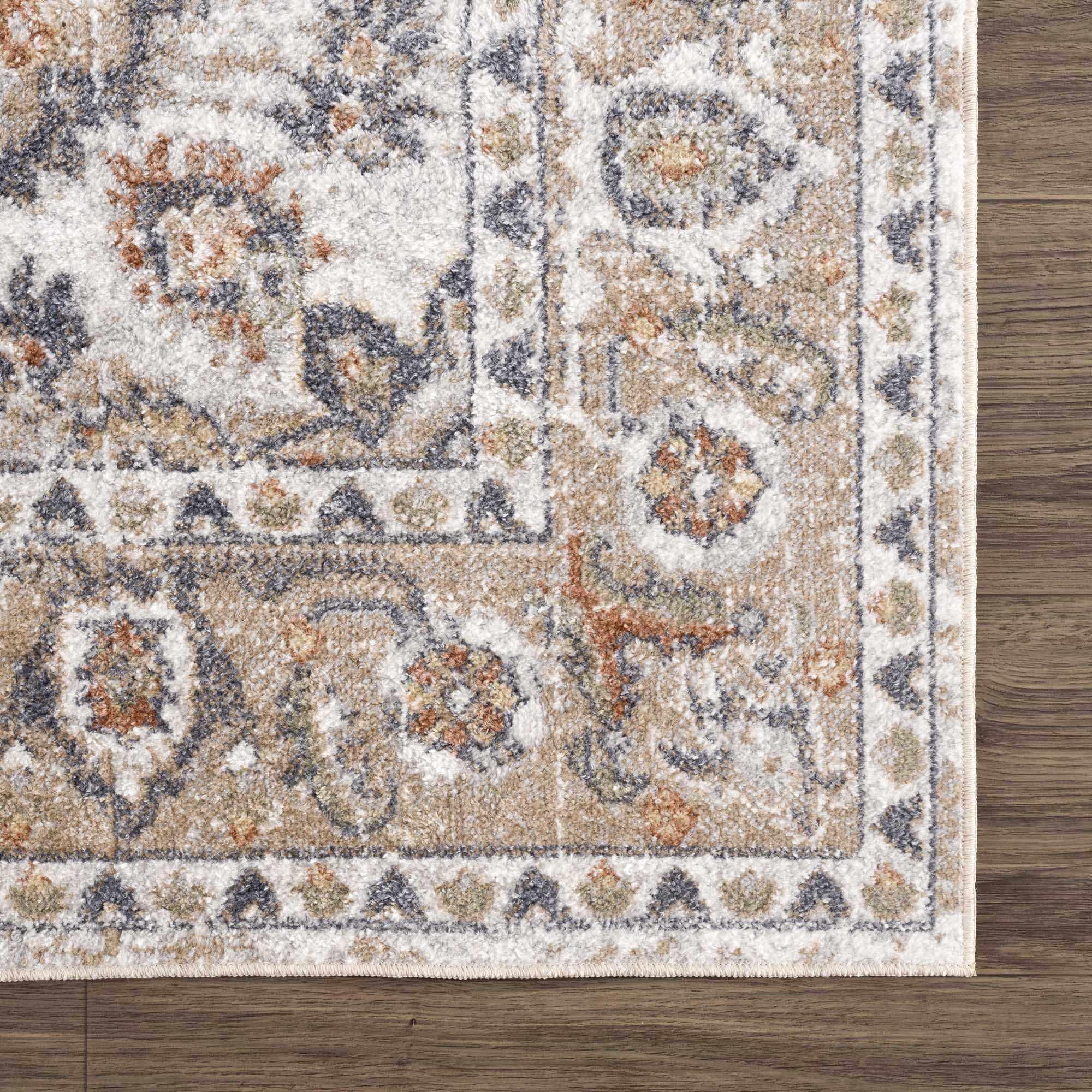 Beige Hiti Washable area rug Hauteloom