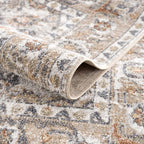 Beige Hiti Washable area rug Hauteloom