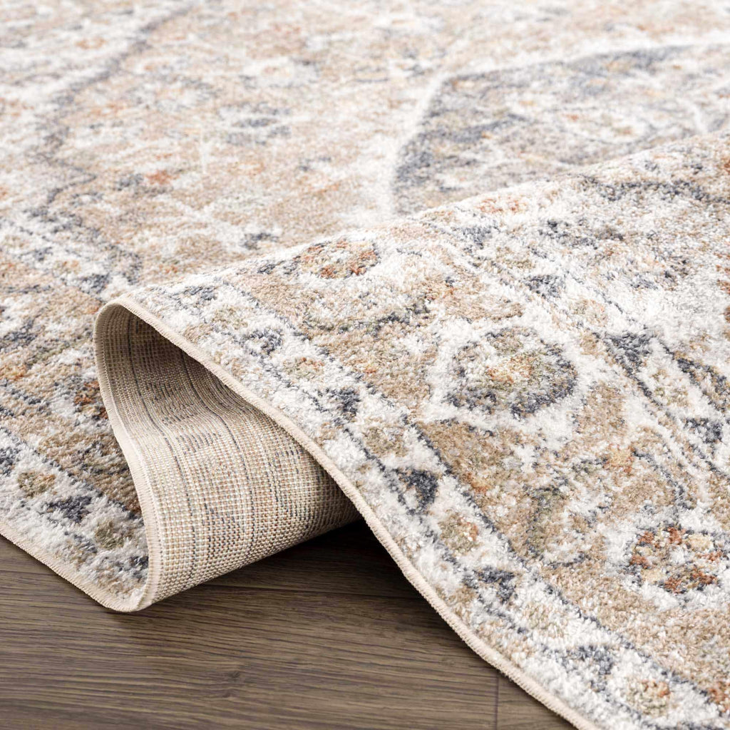 Beige Hiti Washable area rug Hauteloom
