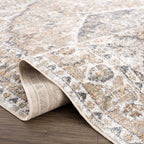 Beige Hiti Washable area rug Hauteloom