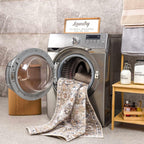 Beige Hiti Washable area rug Hauteloom