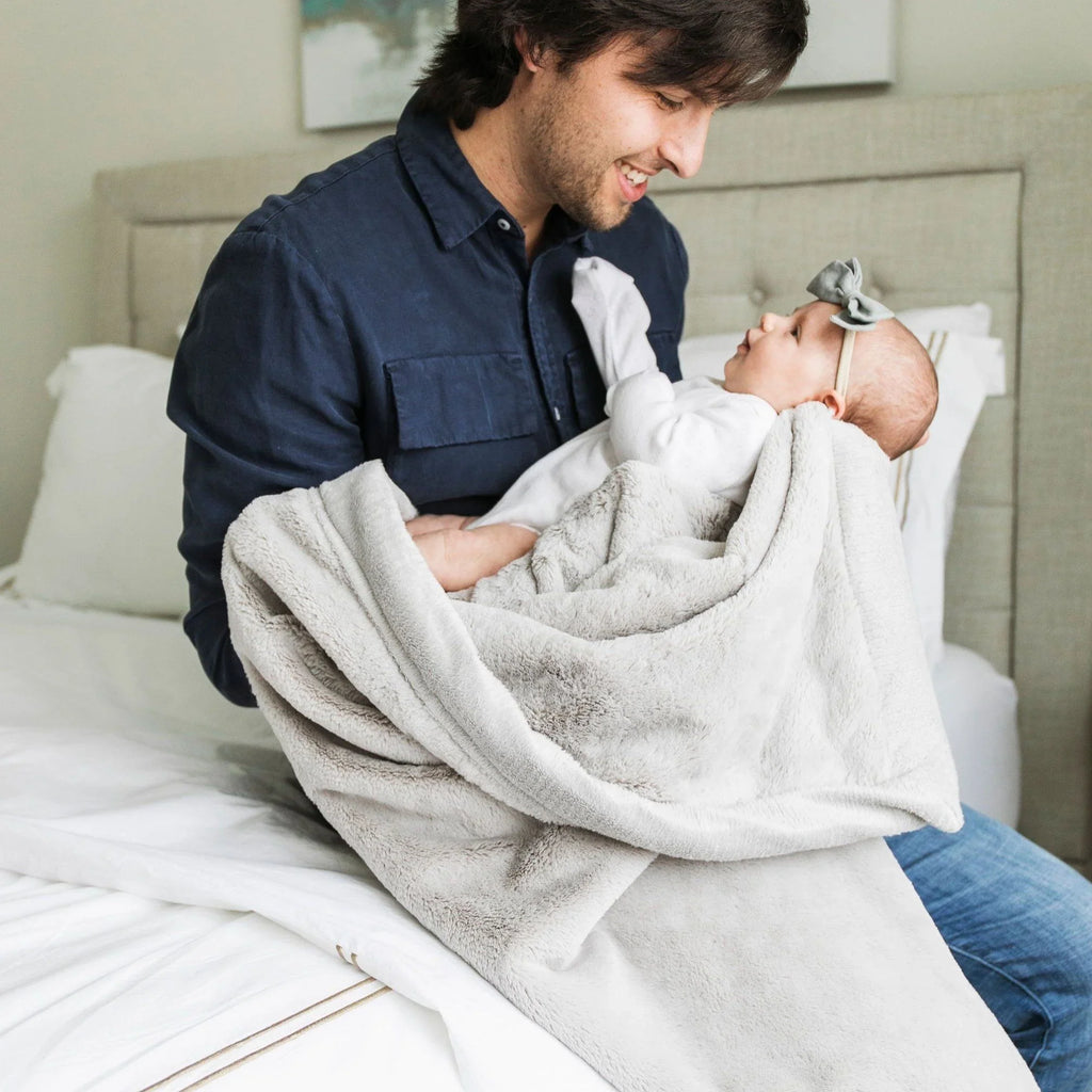 Lush Receiving Blankets, angled view - House Of Avana