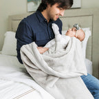 Lush Receiving Blankets, angled view - House Of Avana