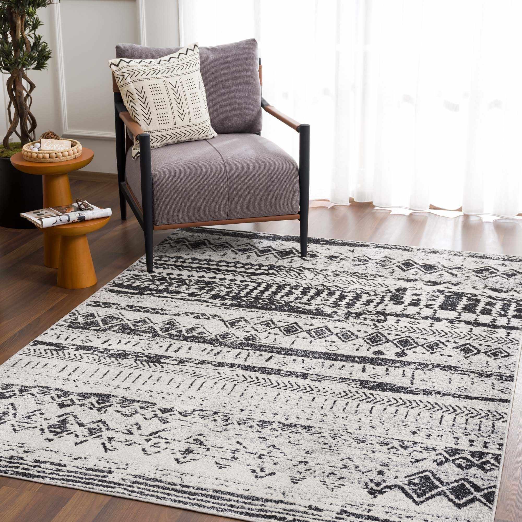Lyssons Washable Area Rug Hauteloom