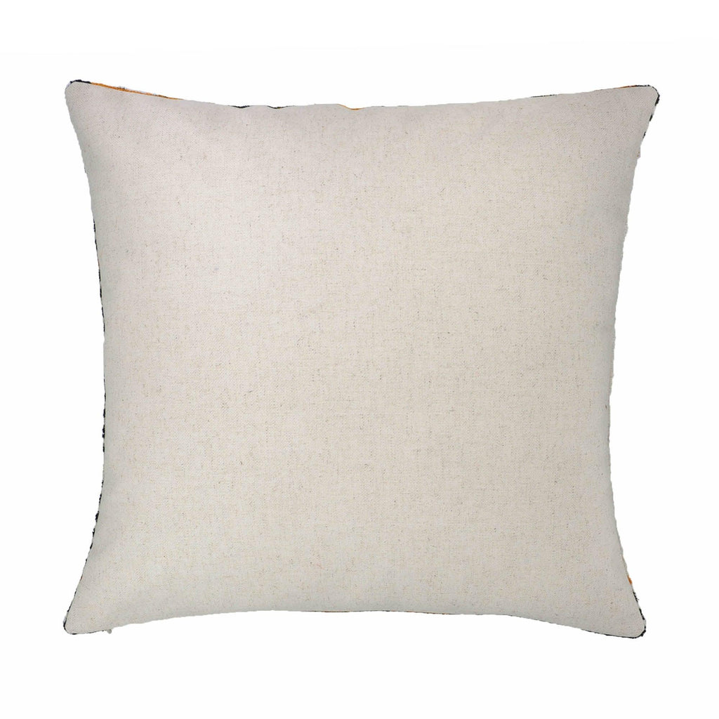 Labyrinth Silk Velvet Ikat Pillow Cover 20 X 20