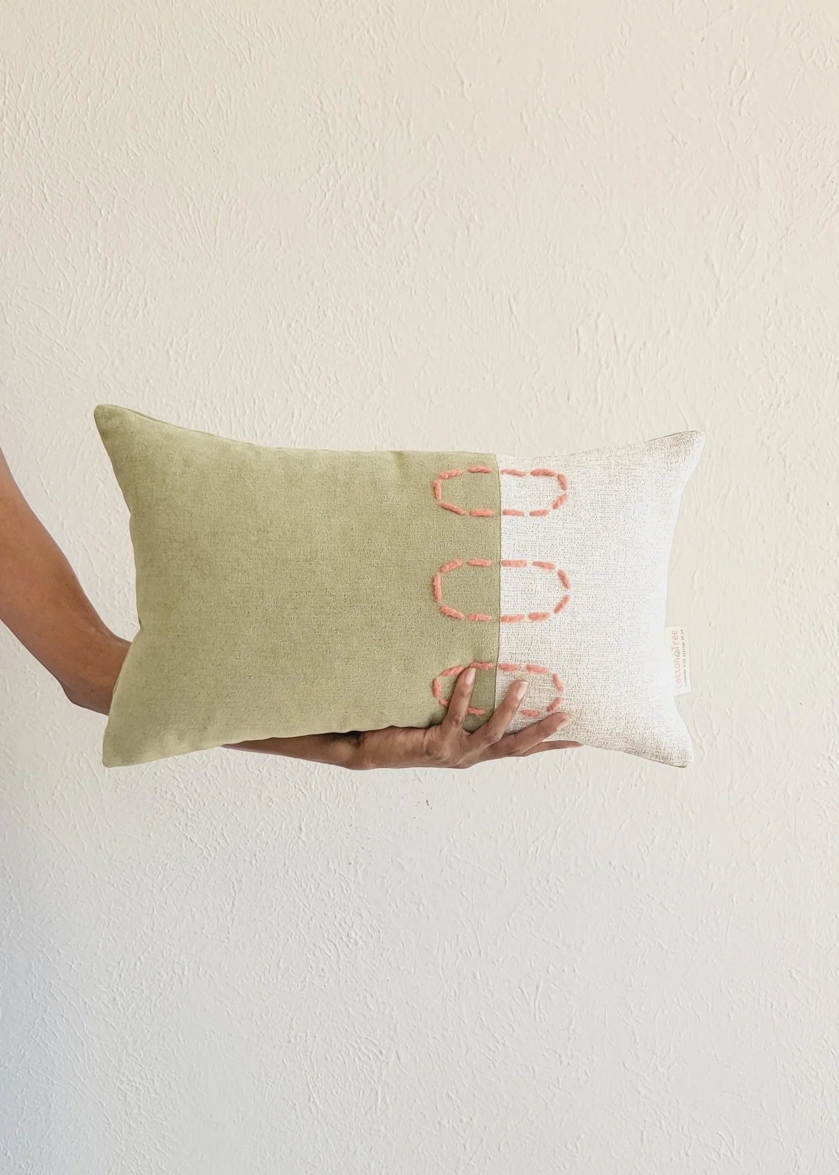 Landscapes Block Throw Pillow Kanju Interiors