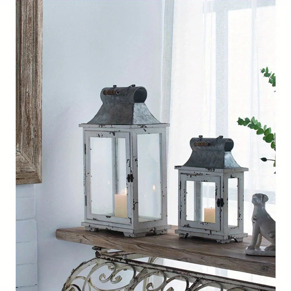 Wooden Candle Lantern - Outdoor & Wedding Decor Holder - House Of Avana