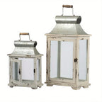 Wooden Candle Lantern - Outdoor & Wedding Decor Holder - House Of Avana