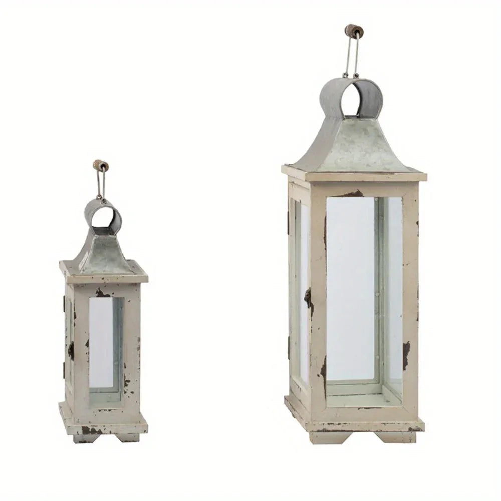 Wooden Candle Lantern - Outdoor & Wedding Decor Holder - House Of Avana