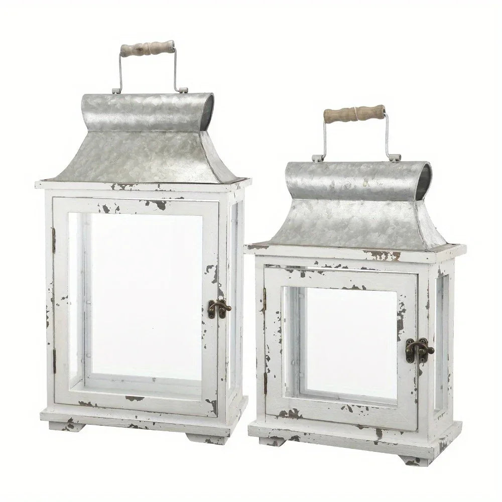 Wooden Candle Lantern - Outdoor & Wedding Decor Holder - House Of Avana