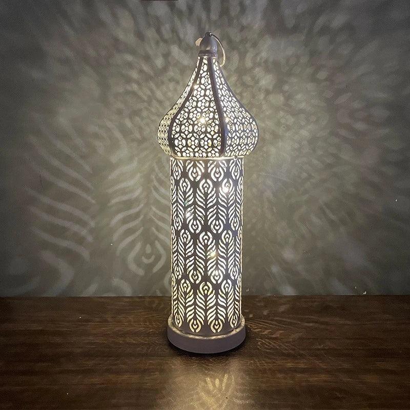 Lantern - LED Gold Wrought Iron