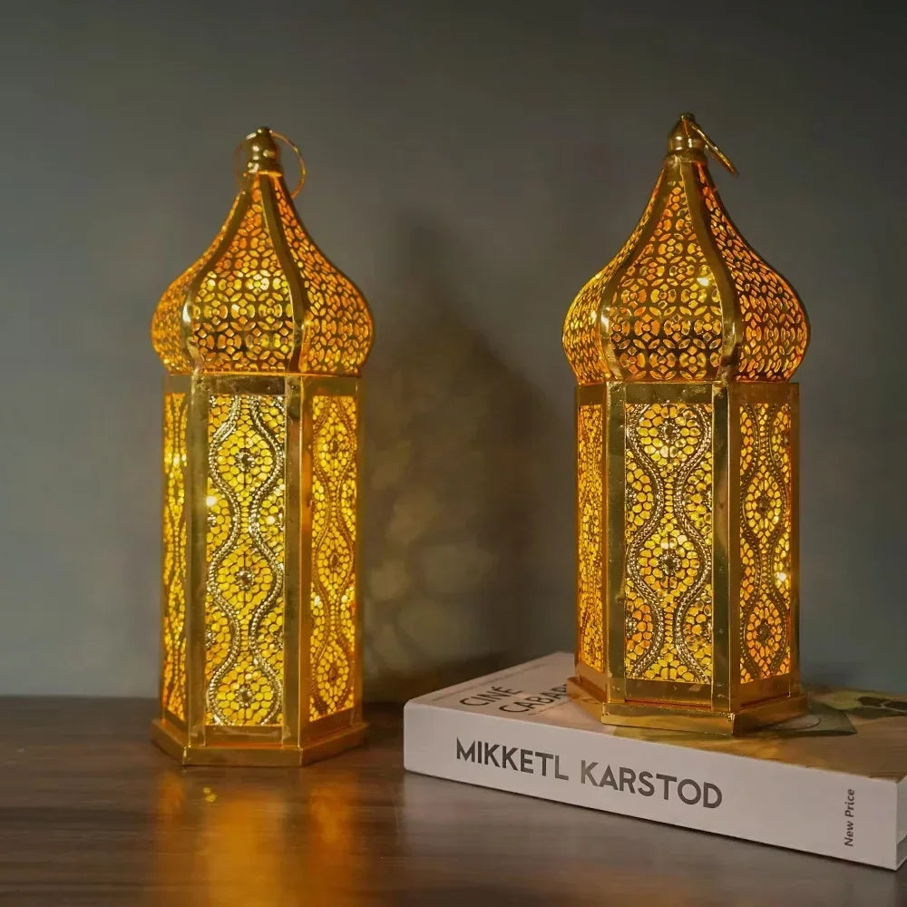 Ramadan Lantern - Modern Metal LED Design – House Of Avana