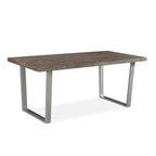 Lark Grey Mango Wood 3 Piece Dining Table Set