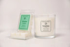 Lavender "victorious" Affirmation Candle - 17.5 Oz, back view - House Of Avana