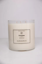 Lavender "victorious" Affirmation Candle - 17.5 Oz, side view - House Of Avana