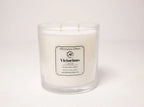 Lavender "victorious" Affirmation Candle - 17.5 Oz, front view - House Of Avana
