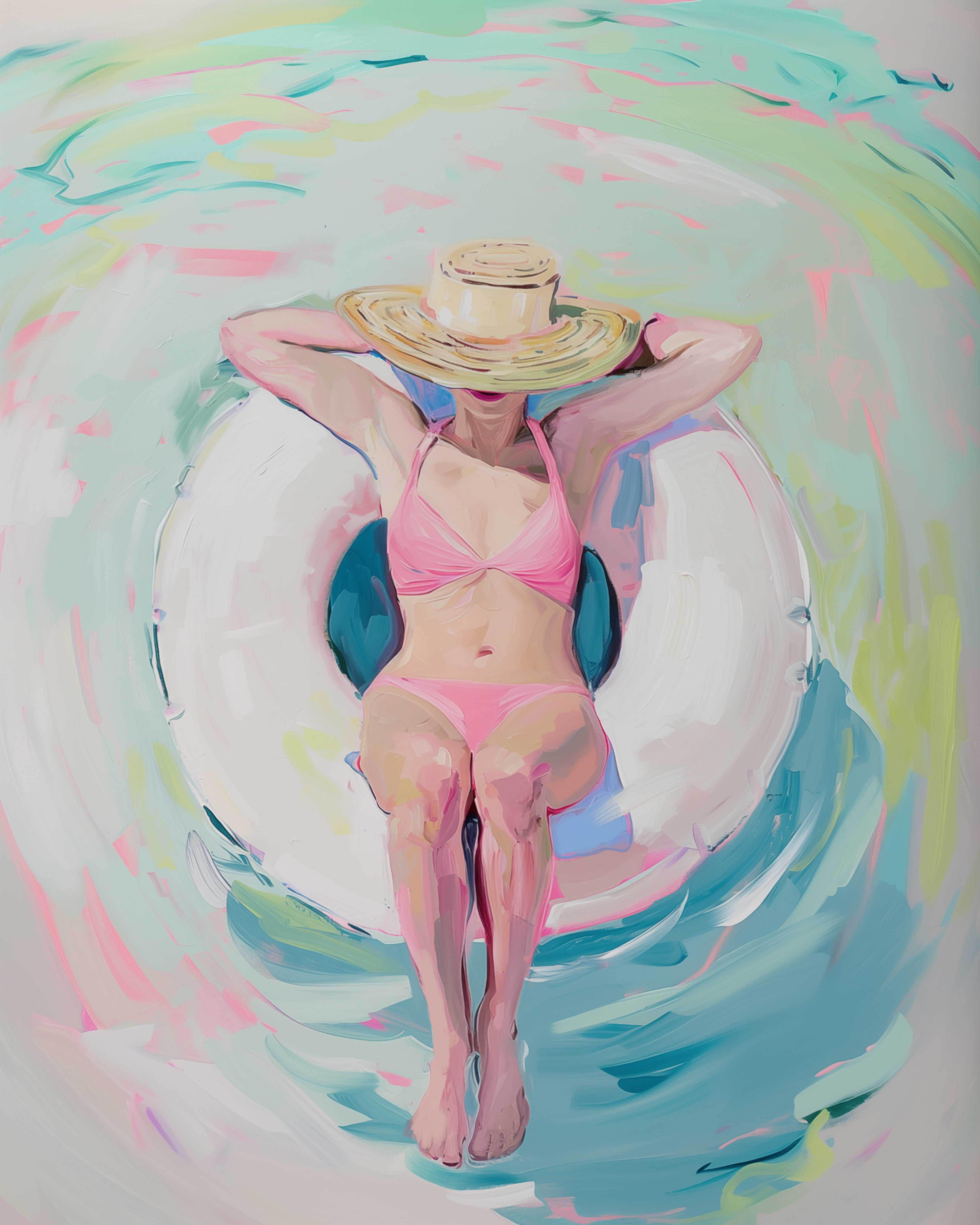 Lazy River Art Print