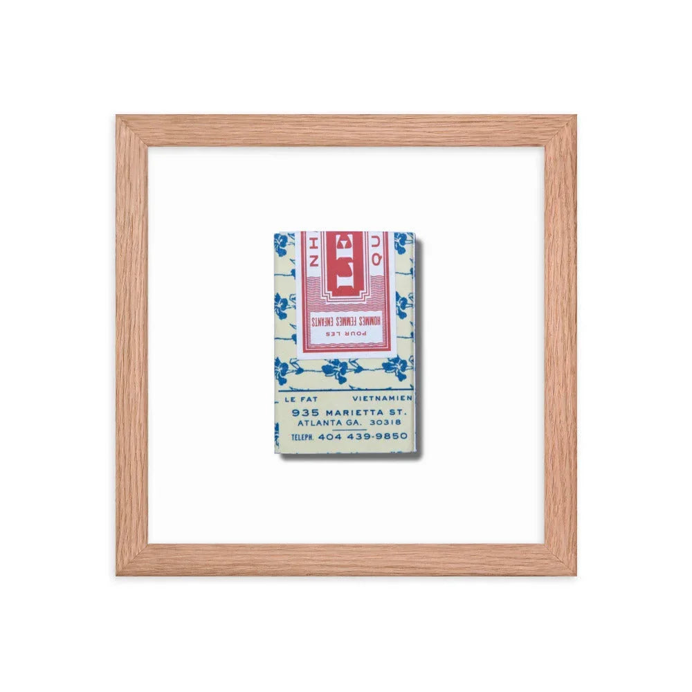 Le Fat Framed Print, detail shot - House Of Avana