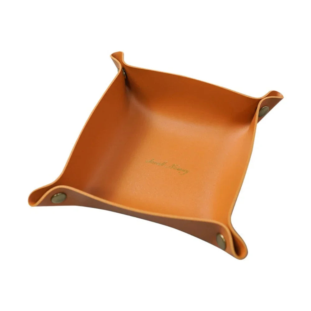 Leather Desktop Organizer Tray for Tabletop - House Of Avana