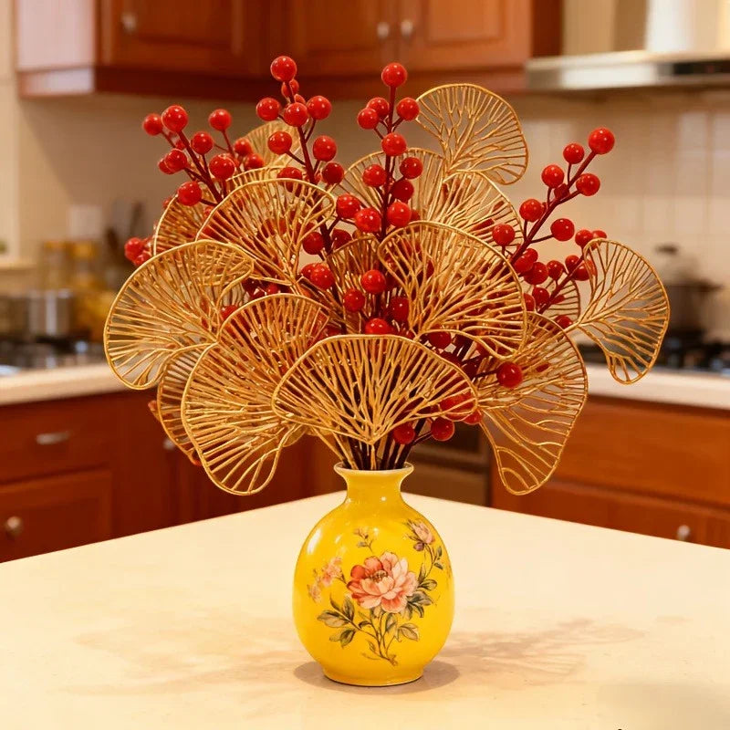Leaves - Artificial Golden-Yellow Fall