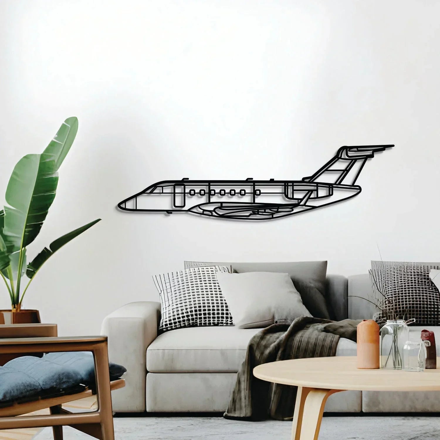 Legacy Metal Aircraft Wall Art - Ncp0577, back view - House Of Avana