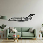 Legacy Metal Aircraft Wall Art - Ncp0577, side view - House Of Avana