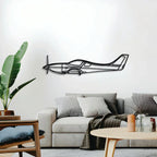Legacy Metal Aircraft Wall Art - Ncp0578, back view - House Of Avana