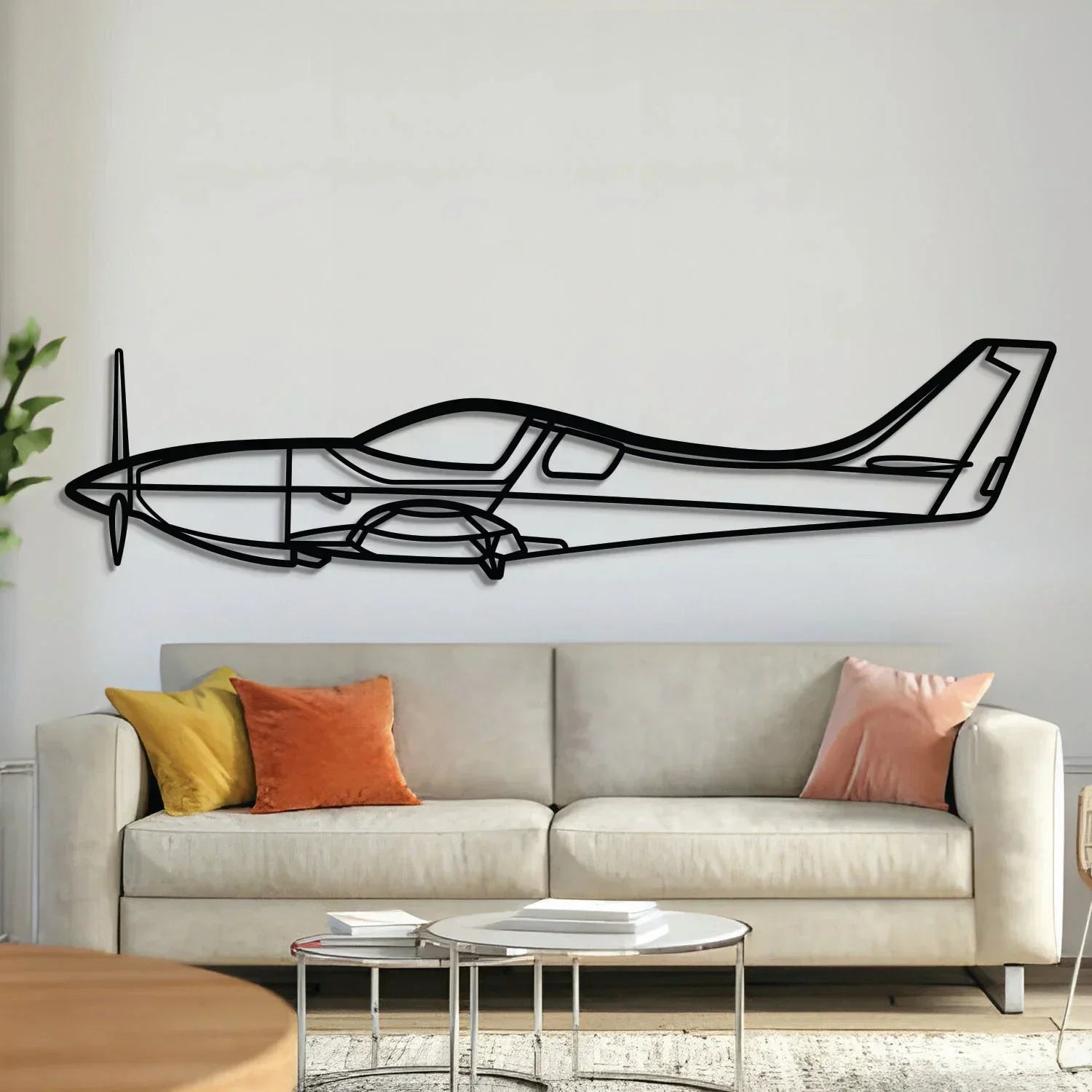 Legacy Metal Aircraft Wall Art - Ncp0578, front view - House Of Avana