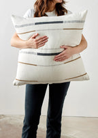 Mason Hand-Loomed Cotton Pillow Kanju Interiors