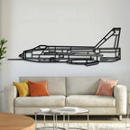 Lightning F6 Metal Aircraft Wall Art - Ncp0579, front view - House Of Avana