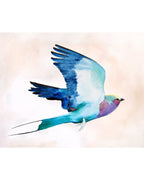 Lilac Roller Art Print – Archival Floral Wall Art