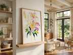 Lily – May Birth Flower Art Print