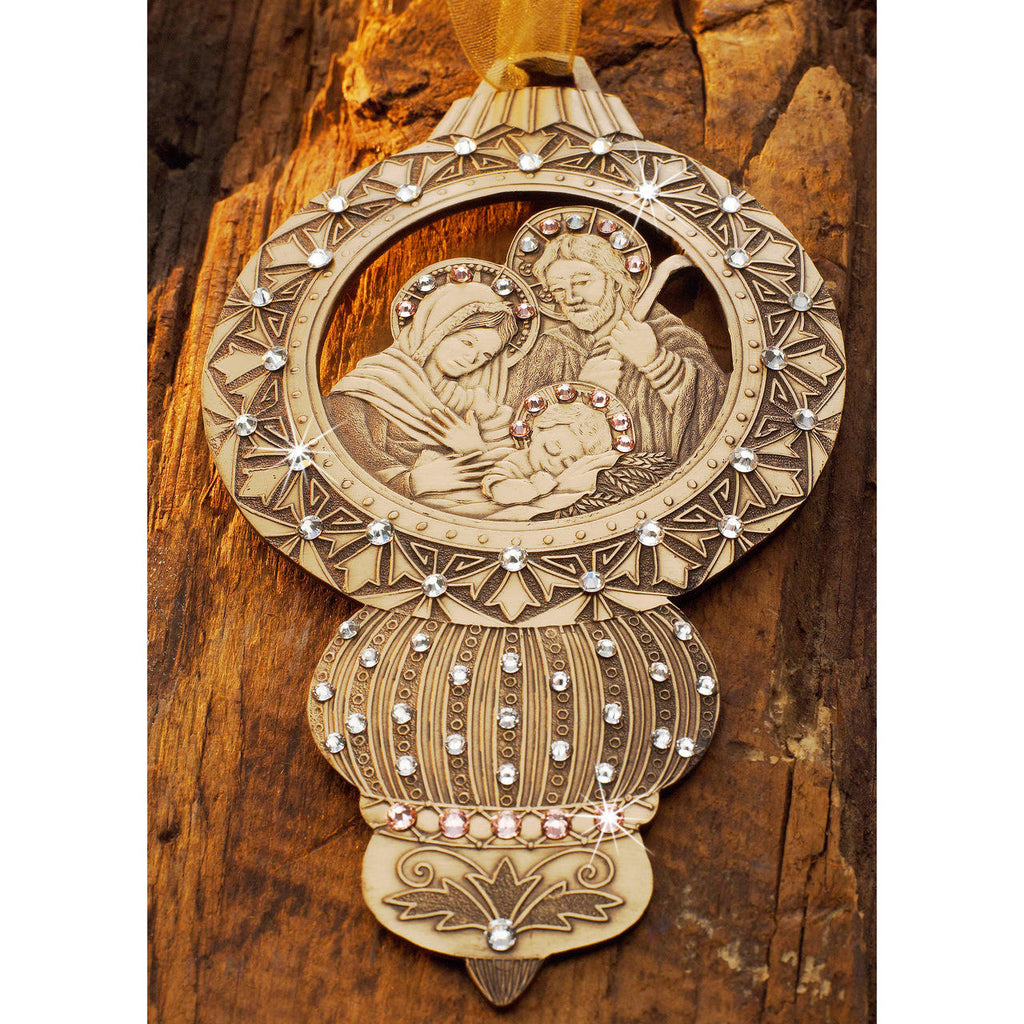 Limited Edition Nativity  Ornament- The Holy Family (Bronze)