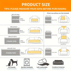 Linen Sofa Cover – Premium Stretchable Protector for Couches topspet