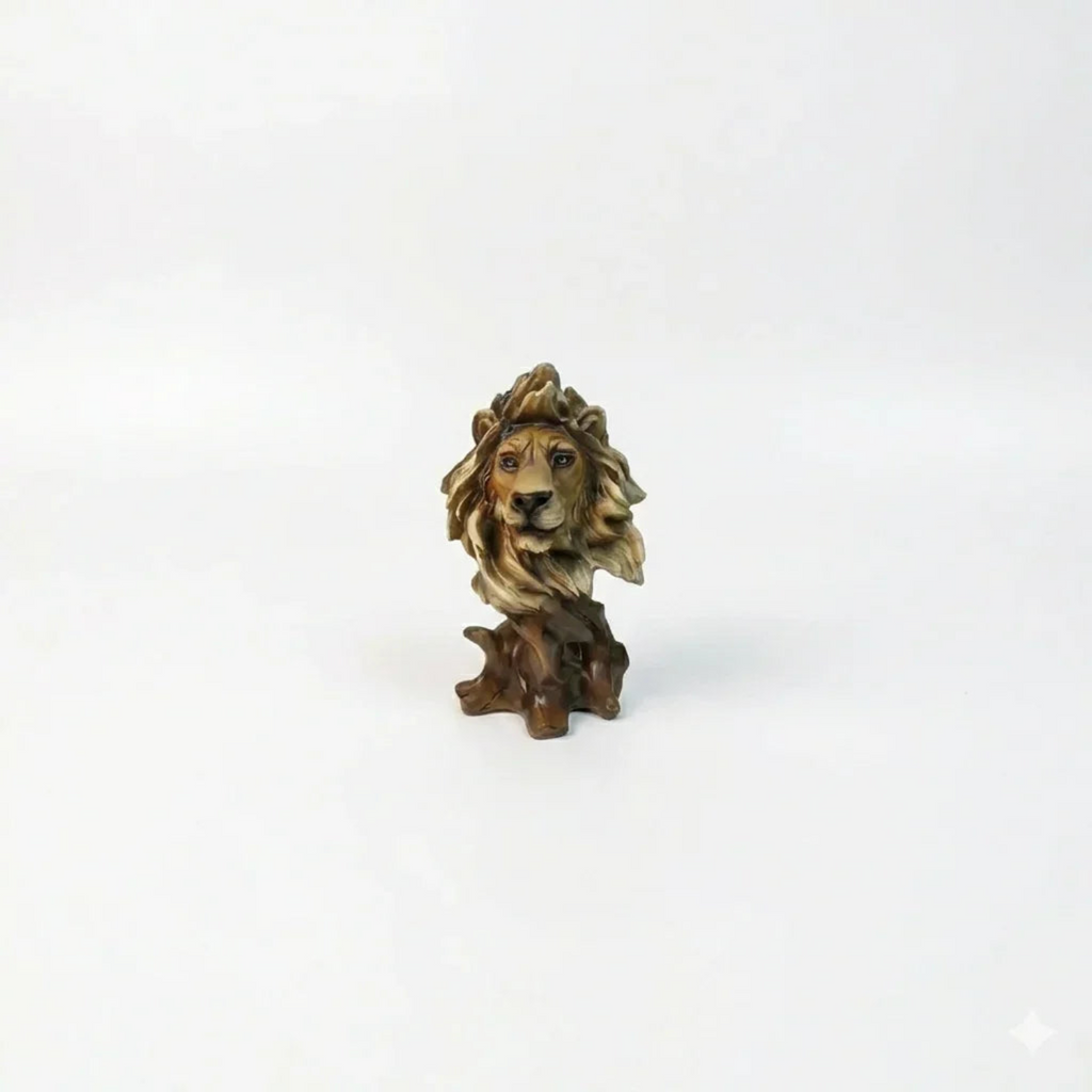 Lion Statue - Majestic Bronze Small