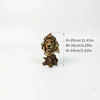Lion Statue - Majestic Bronze Small