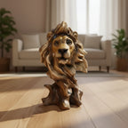 Lion Statue - Majestic Bronze Small