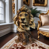 Majestic Lion Head Statue House Of Avana