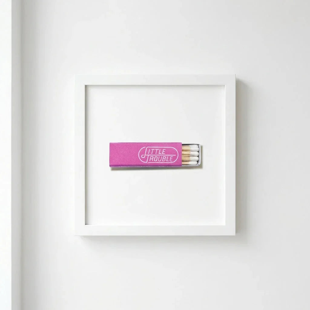 Little Trouble Framed Print
