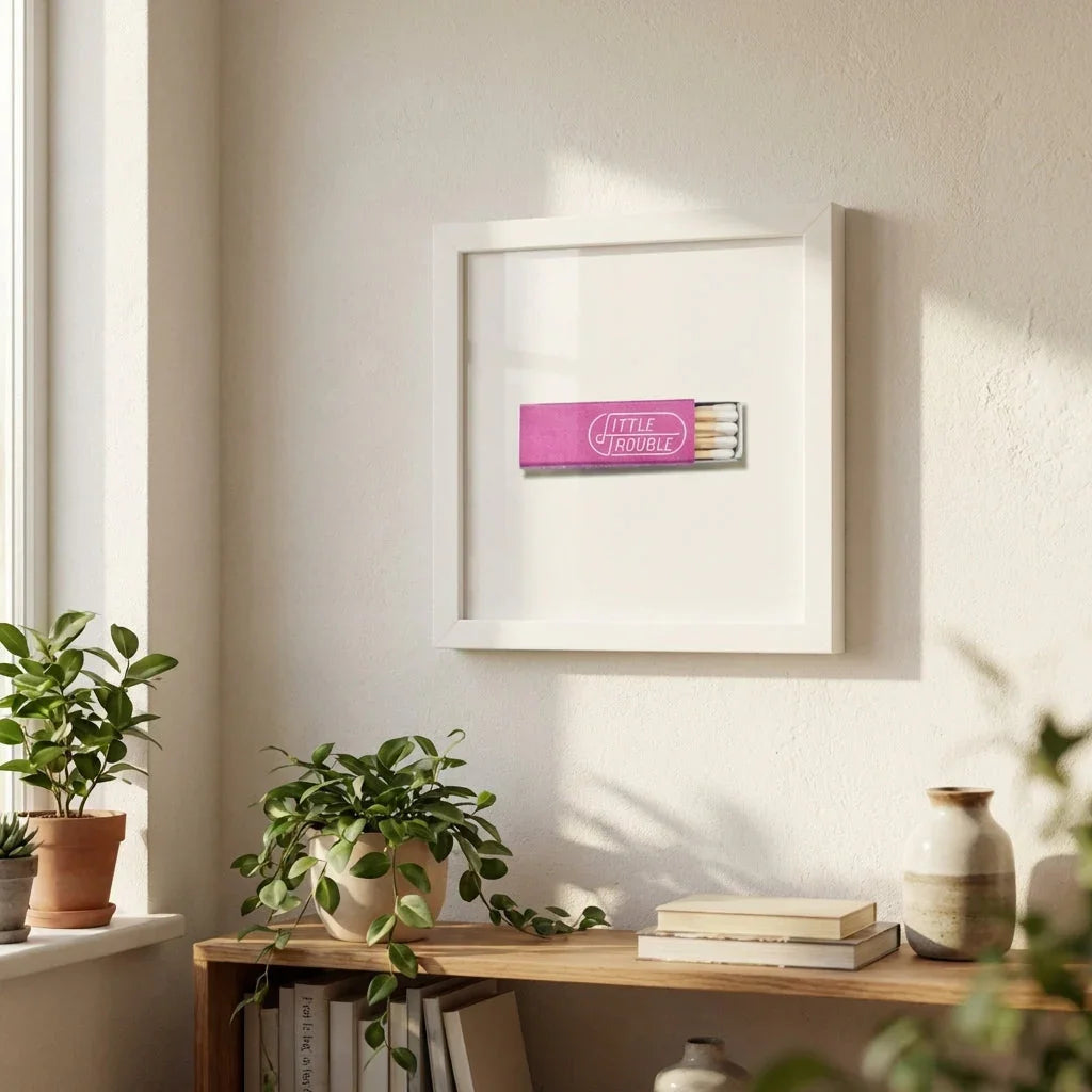Little Trouble Framed Print